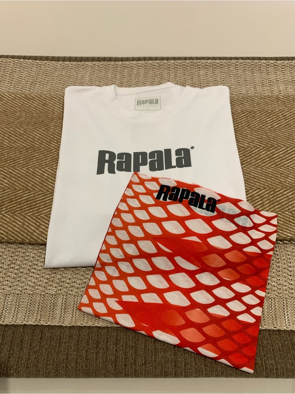 Rapala Logo Long Sleeve White T-Shirt